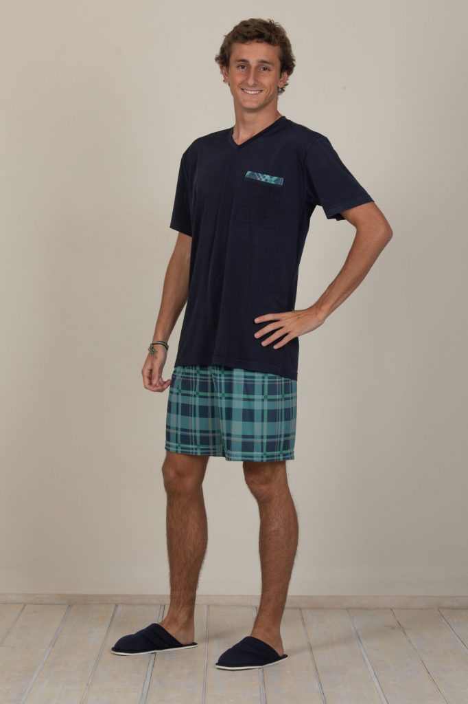 PIJ MASC.BLUSA LIG.POLIÉSTER SHORT LIG.POLI